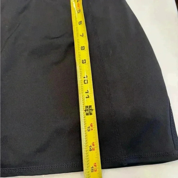 Tangerine athletic skort black with built in shorts. Back waist zip size Large - Picture 7 of 8